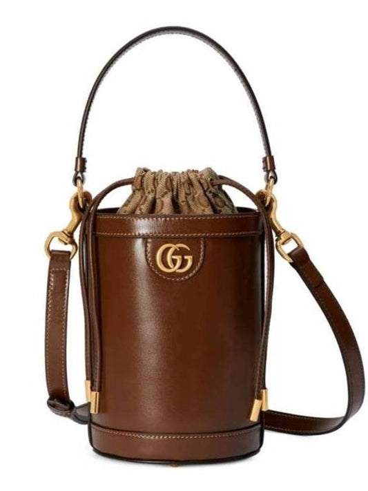 Ophidia Mini Bucket Bag Brown - GUCCI - BALAAN 1