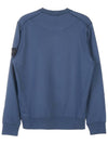 Wappen Patch Crew Neck Sweatshirt Dark Blue - STONE ISLAND - BALAAN 3