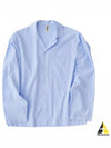 Poplin Long Sleeve Shirt Blue - TEKLA - BALAAN 2