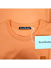 Logo Patch Cotton Short Sleeve T-Shirt Mandarin orange - ACNE STUDIOS - BALAAN 7