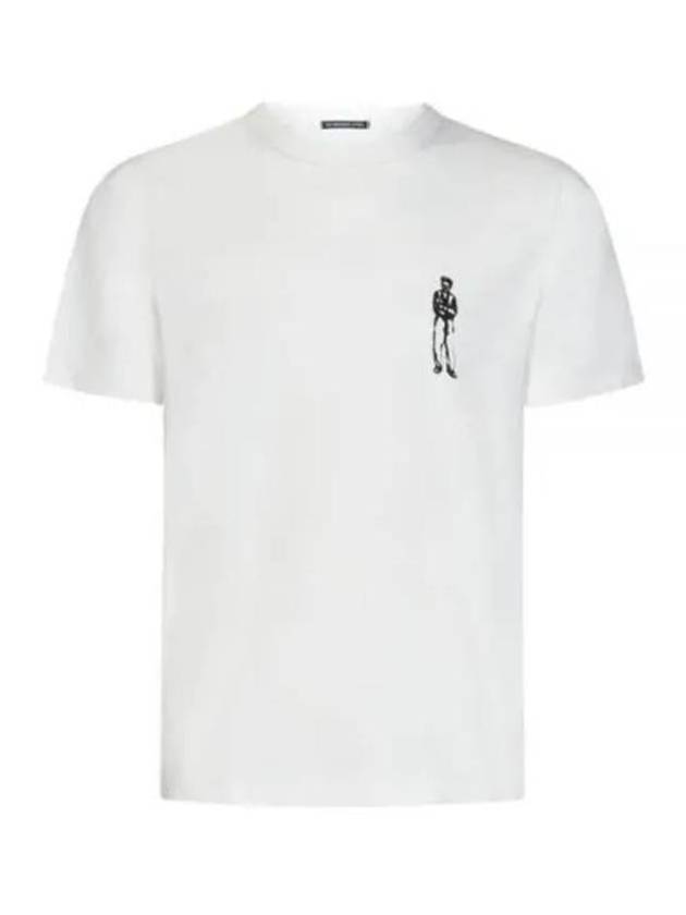 Graphic Logo Short Sleeve T-Shirt White - CP COMPANY - BALAAN 2