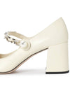 Leather Pumps Ivory Black - MIU MIU - BALAAN 8