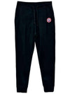 Men's Huron Logo Jogger Pants Black - CANADA GOOSE - BALAAN 2