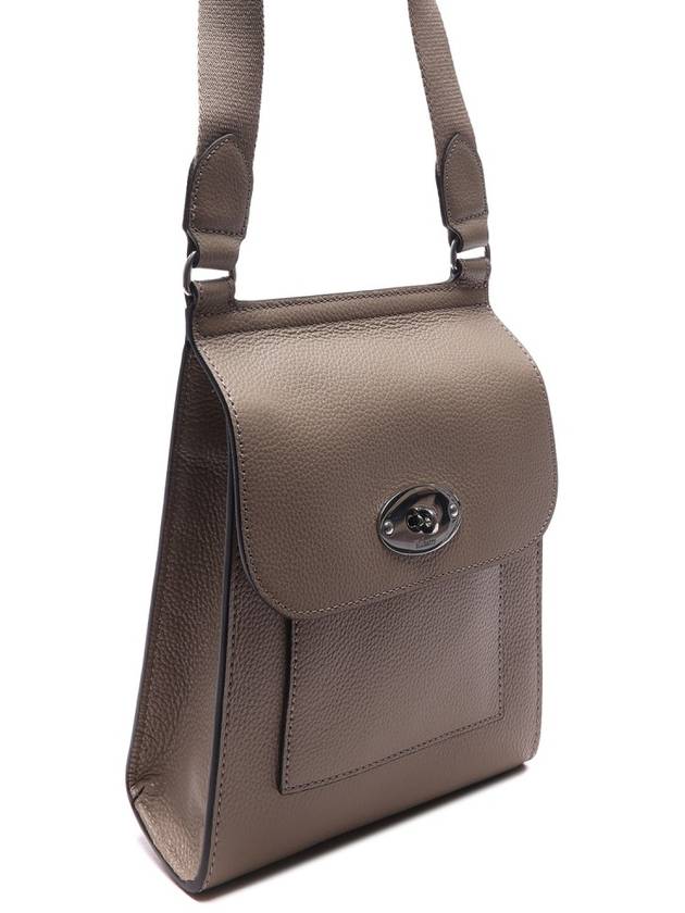 Small Antony Classic Cross Bag Solid Grey - MULBERRY - BALAAN 4