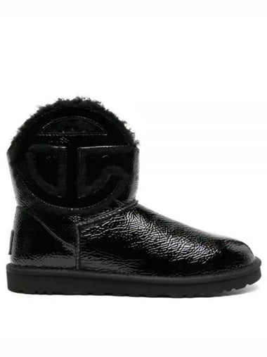 TELFAR Logo Mini Black 1155790 crinkle boots - UGG - BALAAN 1