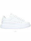 Oversized Leather Low Top Sneakers White - ALEXANDER MCQUEEN - BALAAN 6