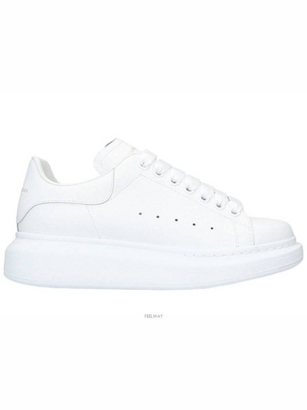 Oversized Leather Low Top Sneakers White - ALEXANDER MCQUEEN - BALAAN 6