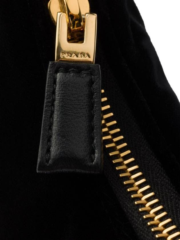 Re Edition Velvet Mini Bag Black - PRADA - BALAAN 5