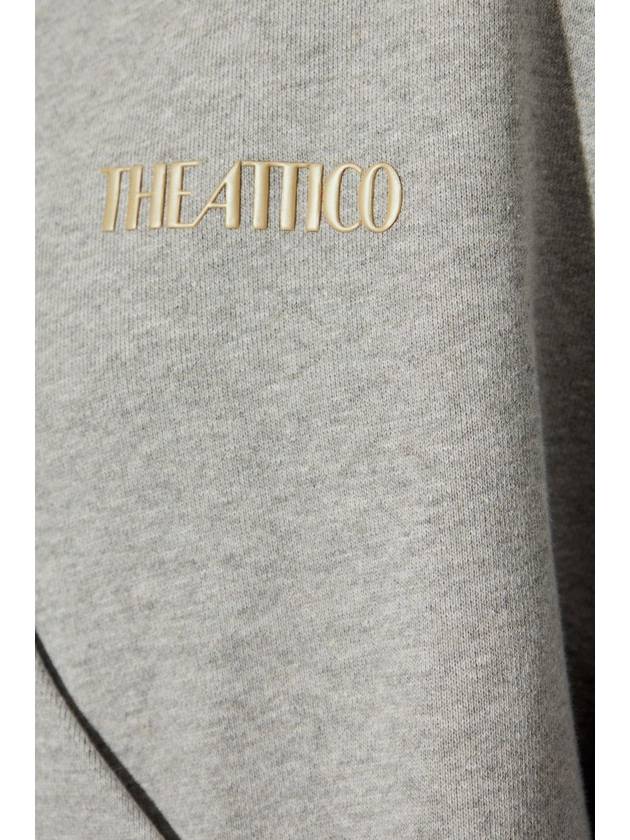 The Attico Logo Sweatshirt, Women's, Grey - THE ATTICO - BALAAN 5