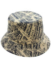 Teddy-D Plan De Paris Reversible Bucket Hat Beige - DIOR - BALAAN 3