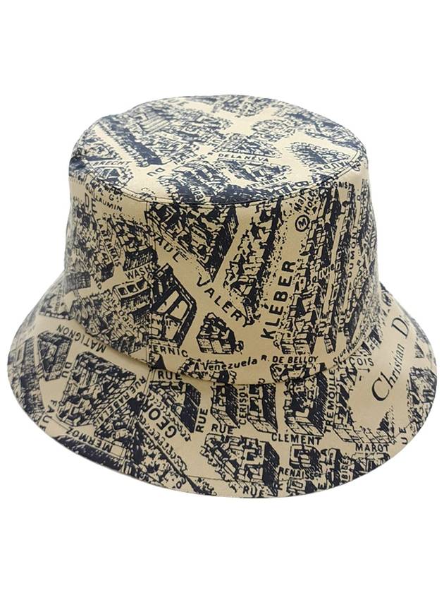 Teddy-D Plan De Paris Reversible Bucket Hat Beige - DIOR - BALAAN 3