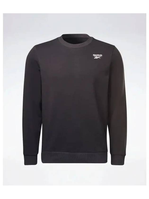 Small Vector Brushed Sweatshirt Black HG4445 - REEBOK - BALAAN 1