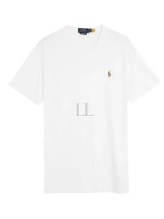 Embroidered Logo Pony Short Sleeve T-Shirt White - POLO RALPH LAUREN - BALAAN 2