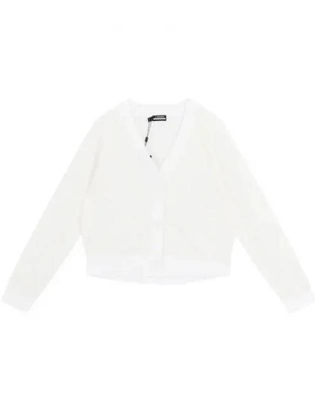 Women's Hanna Knit Cardigan White - J.LINDEBERG - BALAAN 2