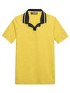 Women's Sammy Short Sleeve Polo Shirt Yellow - J.LINDEBERG - BALAAN 2