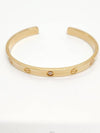 Daol Sangin Store Love Bangle Short Bracelet 1P Yellow Gold 17 Condition A - CARTIER - BALAAN 4