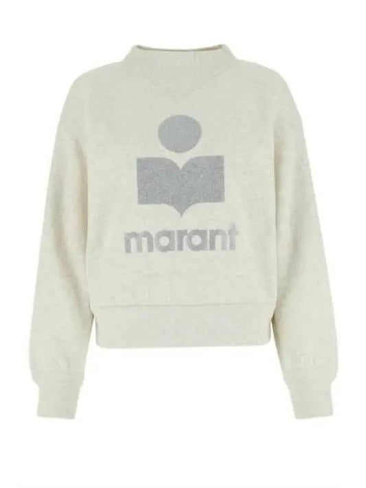 Moby Logo Print Sweatshirt Ecru - ISABEL MARANT - BALAAN 2