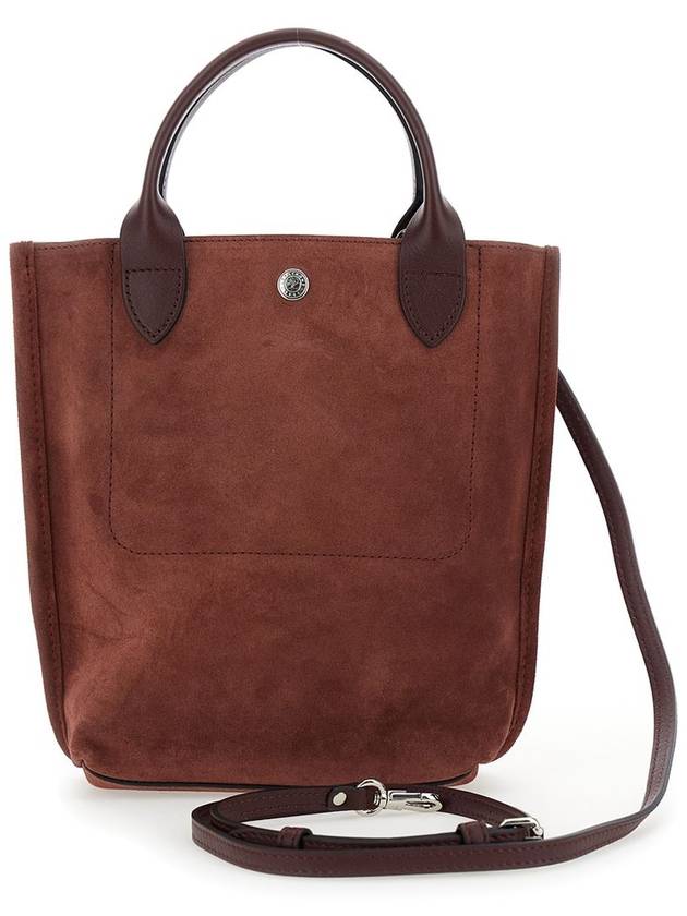 'Cabas' Bordeaux Handbag With Logo Lettering On The Front In Leather Woman - LONGCHAMP - BALAAN 2