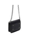 Embroidery Logo Chain Cald Wallet Black - MAISON MARGIELA - BALAAN 2