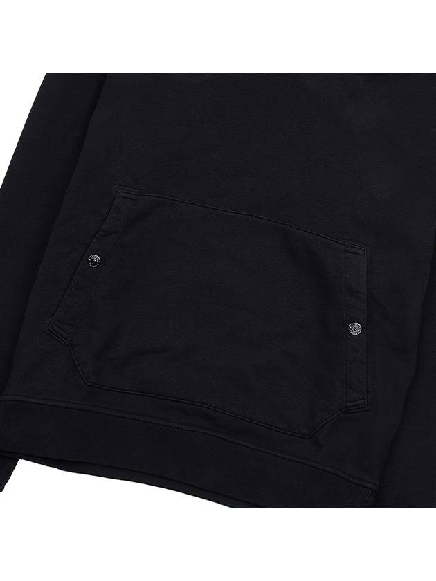 Garment Dyed Hoodie Black - STONE ISLAND - BALAAN 8