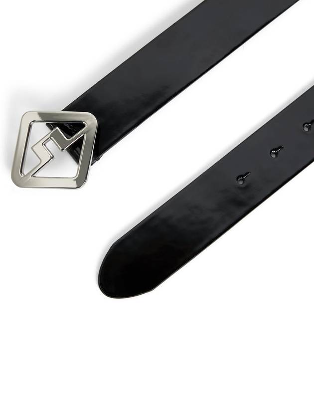 Gary High Shine Leather Belt Black - J.LINDEBERG - BALAAN 3