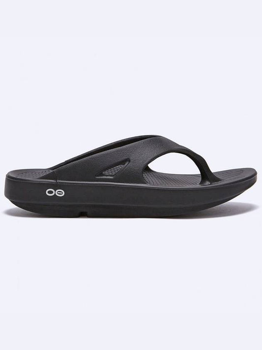 Original Flip Flop Slippers Black Unisex - OOFOS - BALAAN 1