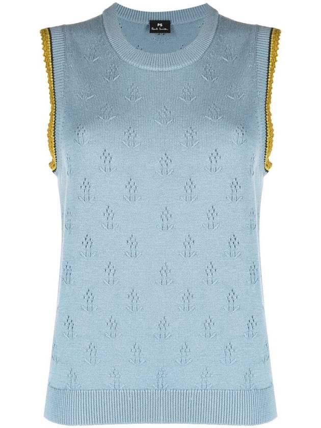 Paul Smith Crew-Neck Sleeveless Knitted Top - PAUL SMITH - BALAAN 1