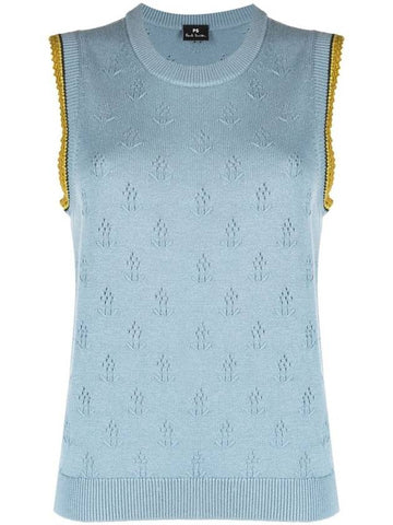 Paul Smith Crew-Neck Sleeveless Knitted Top - PAUL SMITH - BALAAN 1