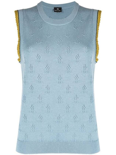 Paul Smith Crew-Neck Sleeveless Knitted Top - PAUL SMITH - BALAAN 1