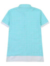 Printed Nylon Span Golf T-Shirt MINT - WHITEBALL - BALAAN 8