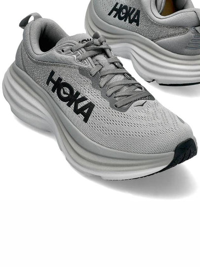 Bondi 8 Low Top Sneakers Grey - HOKA ONE ONE - BALAAN 2