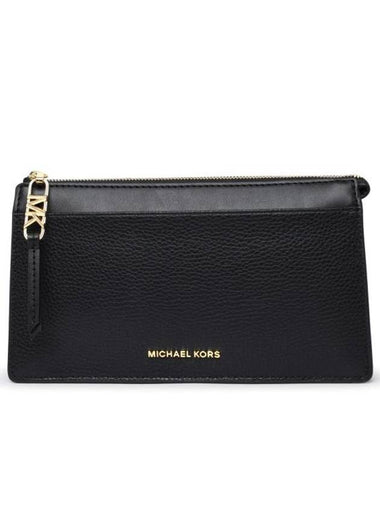 Empire Large Leather Convertible Cross Bag Black - MICHAEL KORS - BALAAN 1