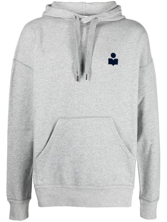 Malek Logo Hoodie Grey - ISABEL MARANT - BALAAN 1