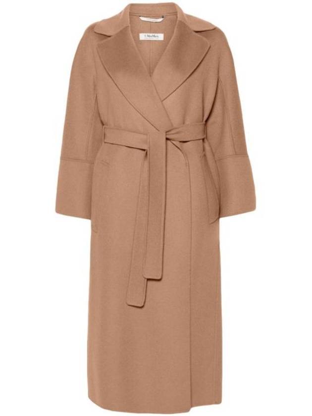 Elisa Virgin Wool Single Coat Brown - S MAX MARA - BALAAN 1