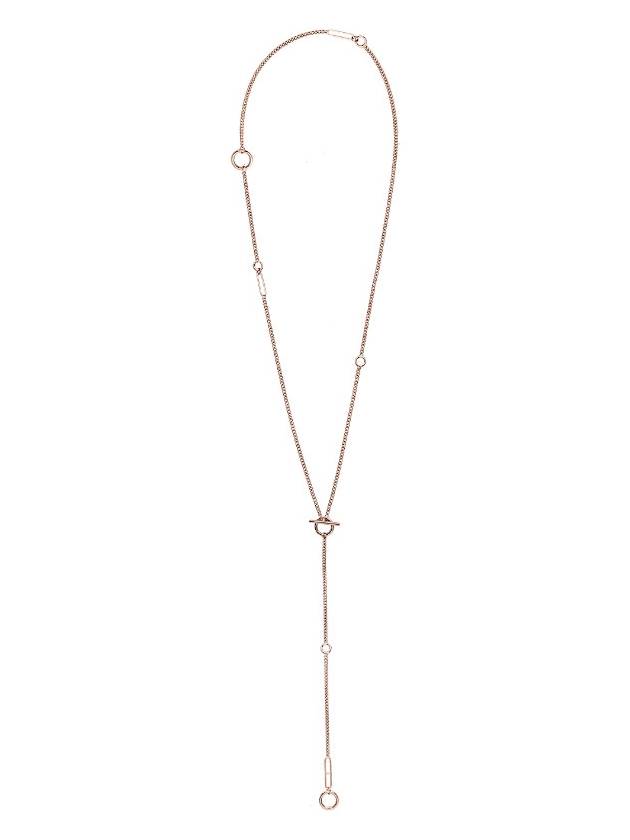 Eshafi Long Necklace Rose Gold - HERMES - BALAAN 3