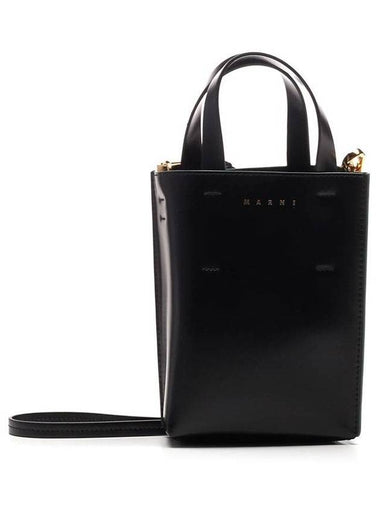 Nano Museo Tote Bag Black - MARNI - BALAAN 1