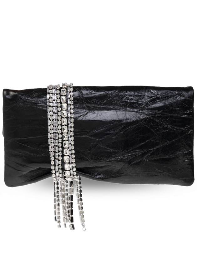 Jimmy Choo Clutch Zandra, Women's, Black - JIMMY CHOO - BALAAN 3