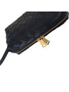 Intrecciato Lamb Leather Mini Cross Bag Black - BOTTEGA VENETA - BALAAN 7