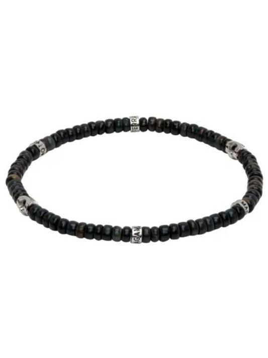 Ferragamo elastic logo ingrave bead elastic bracelet - SALVATORE FERRAGAMO - BALAAN 1