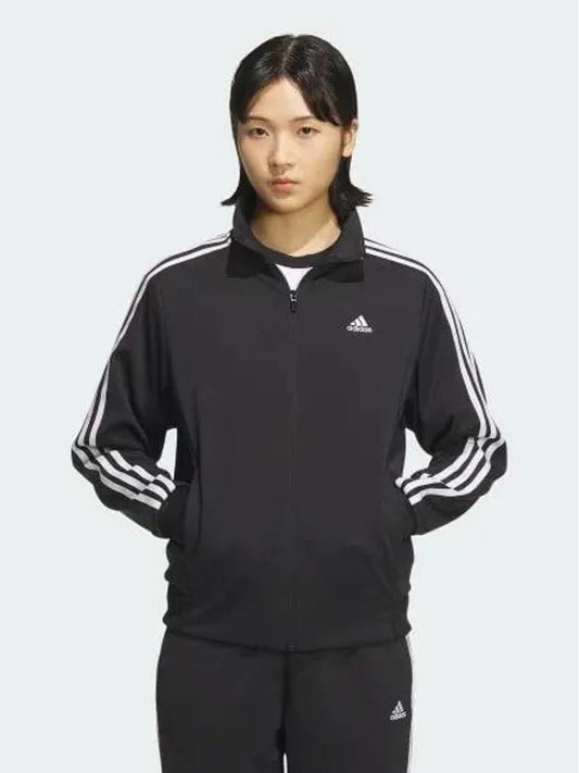 3S loose fit double knit track top women s black white JG3796 693506 - ADIDAS - BALAAN 1