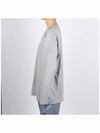 Logo Print Long Sleeve T-Shirt Grey - MONCLER - BALAAN 4