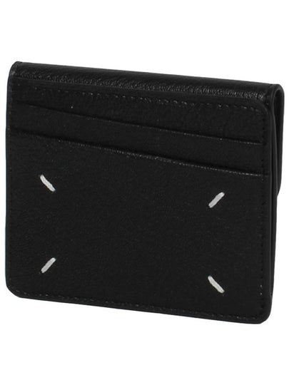 Stitch Flap Card Wallet Black - MAISON MARGIELA - BALAAN 2