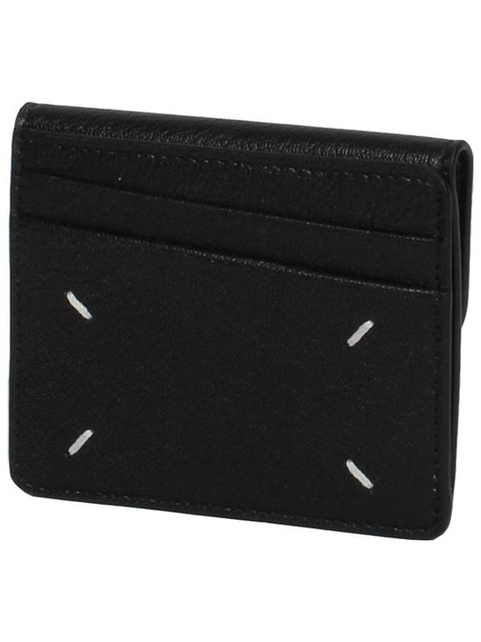 Stitch Flap Card Wallet Black - MAISON MARGIELA - BALAAN 2