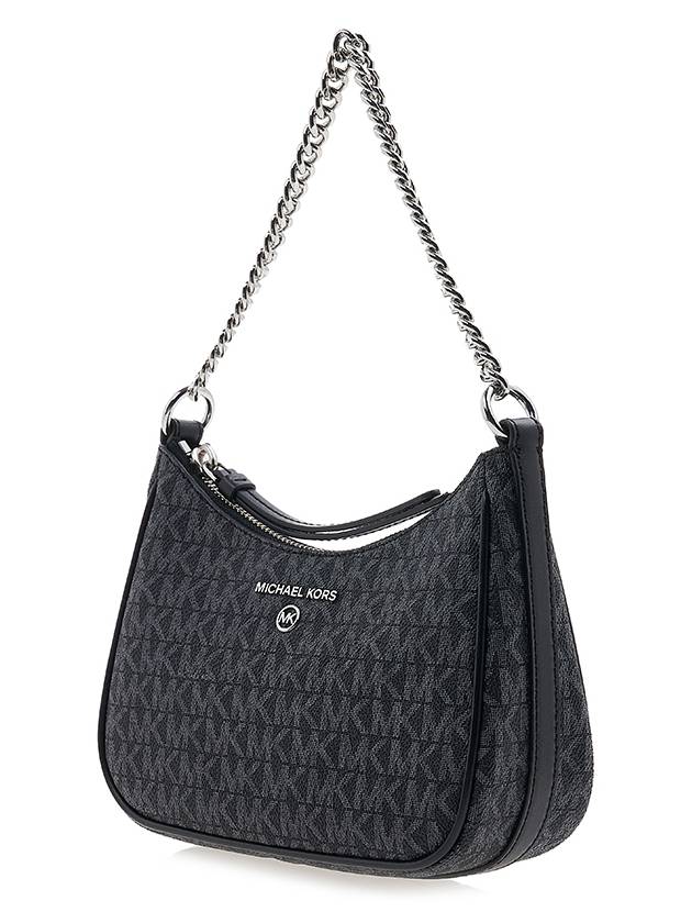 Small Logo Jetset Charm Shoulder Bag Black - MICHAEL KORS - BALAAN 3