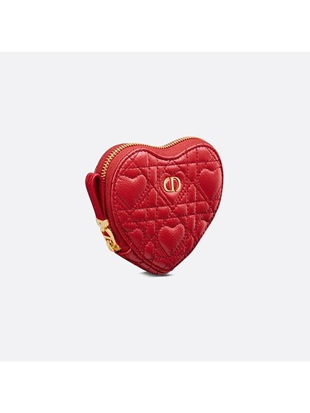 AMOUR CARO Chain Heart Pouch Red S5097UNID M334 - DIOR - BALAAN 2