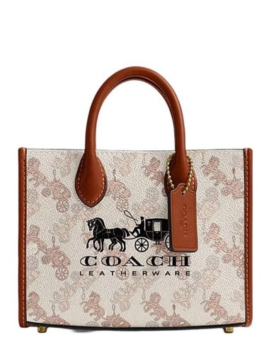 Ace 17 With Horse And Carriage Tote Bag Beige - COACH - BALAAN 1