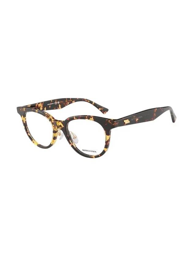 Eyewear Round Acetate Eyeglasses Havana - BOTTEGA VENETA - BALAAN 4