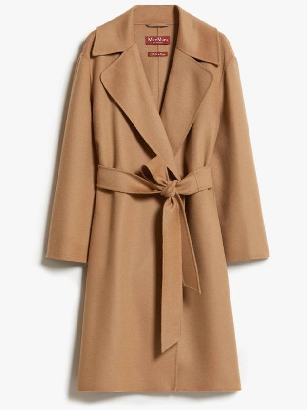 Totem Belt Virgin Wool Single Coat Camel - MAX MARA - BALAAN 3