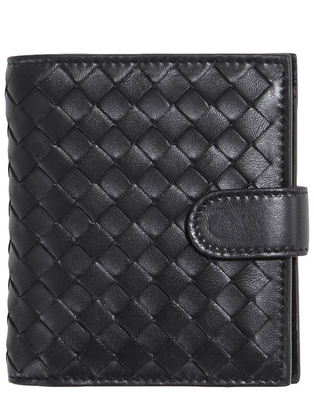 Intrecciato Nappa Half Wallet Black - BOTTEGA VENETA - BALAAN 2