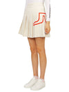 Naomi Pleated Skirt Almond Milk - J.LINDEBERG - BALAAN 3